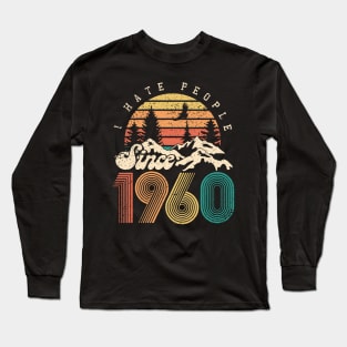 60th birthday gifts for men and women 1960 gift 60 years old Long Sleeve T-Shirt